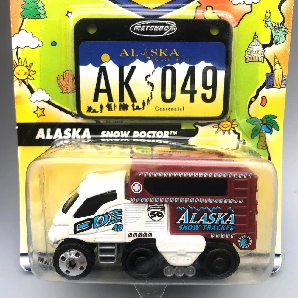 Matchbox Across America 50th Birthday Tennessee Nissan Xterra Alaska Snow Doctor
